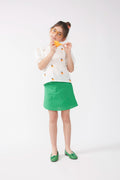 Camisa de niña con pomelos bordados
