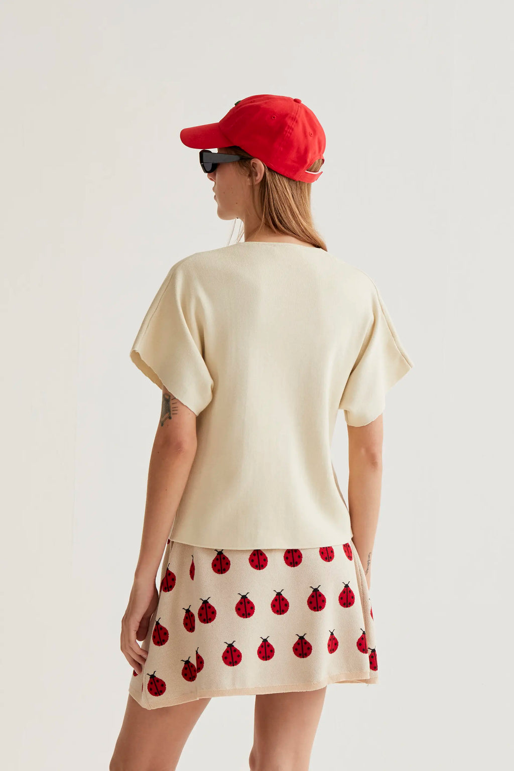 Cárdigan punto beige