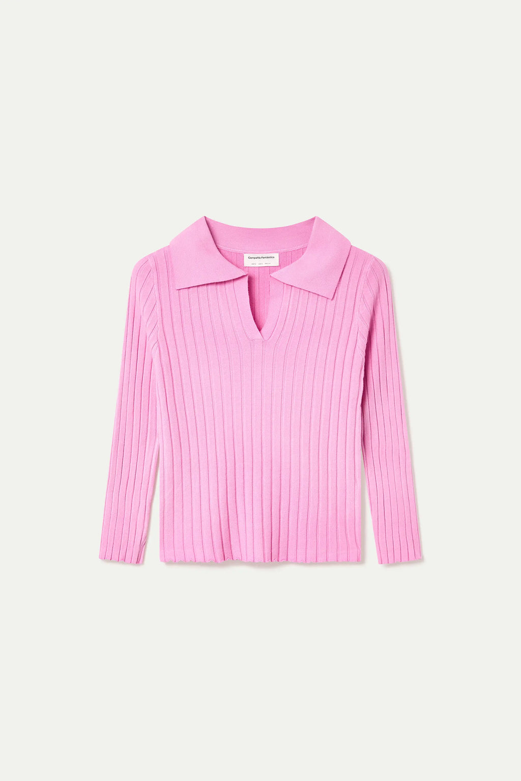Jersey de punto rosa