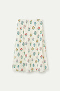 Falda midi con estampado Gardener