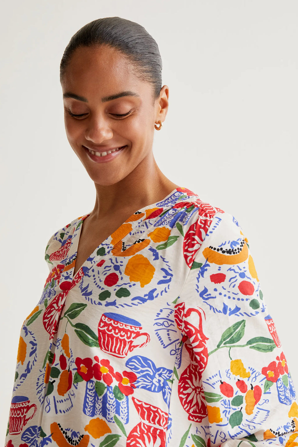 Vestido corto con estampado Lush