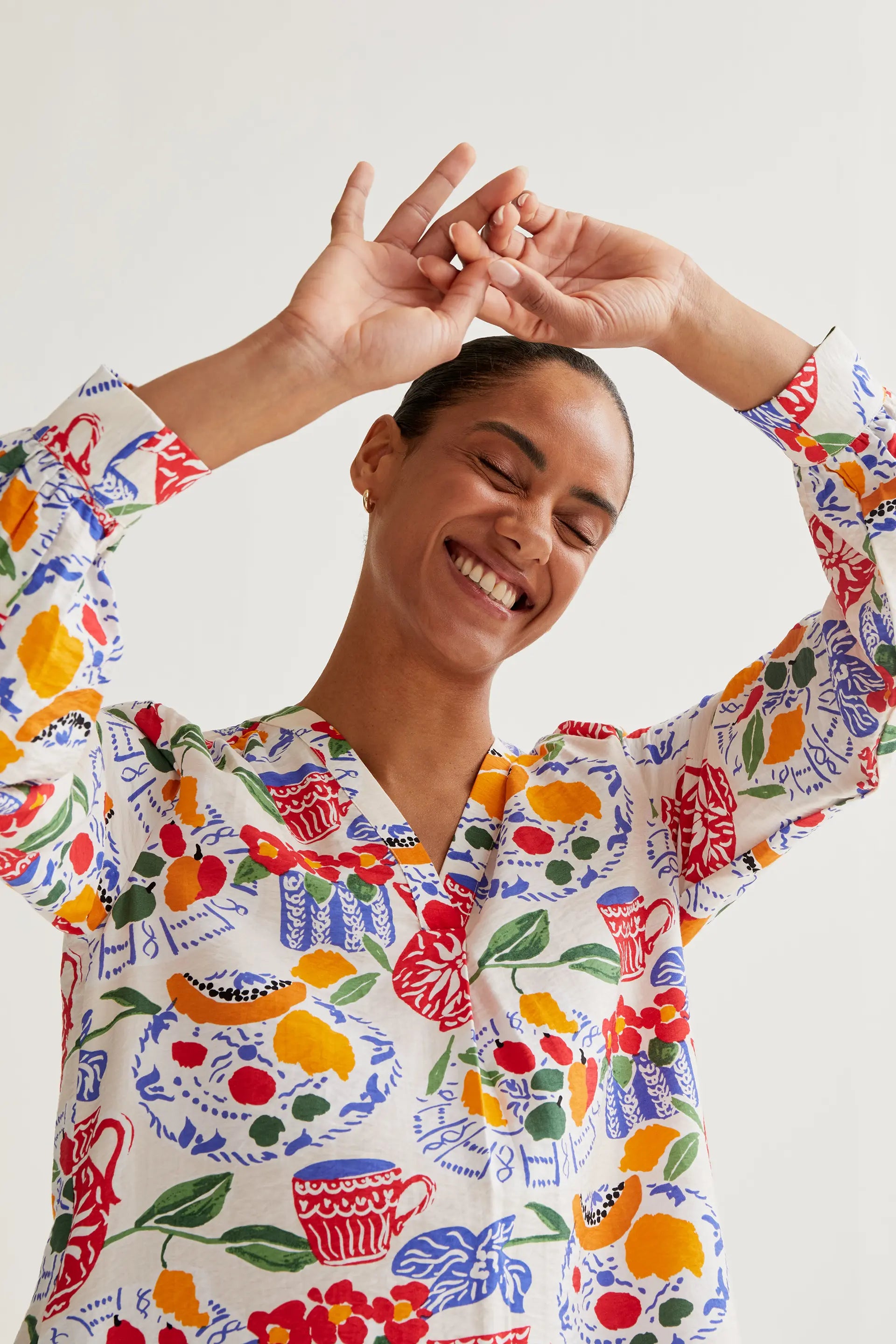 Vestido corto con estampado Lush