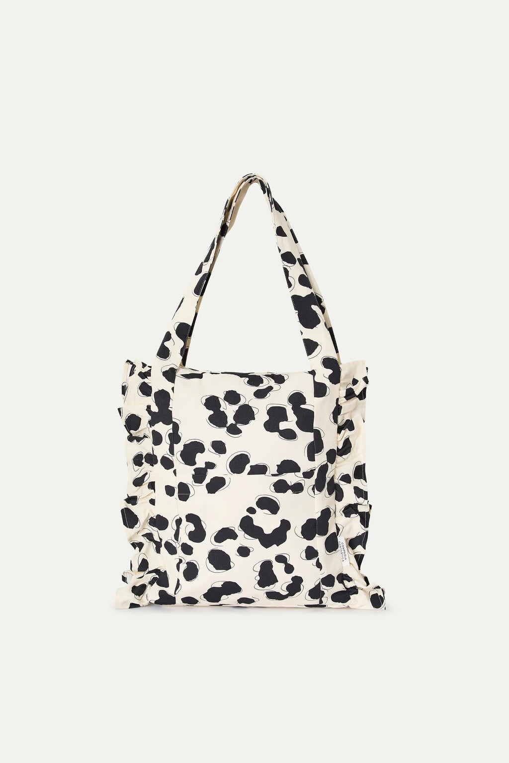 Bolso acolchado con estampado Dalmatian