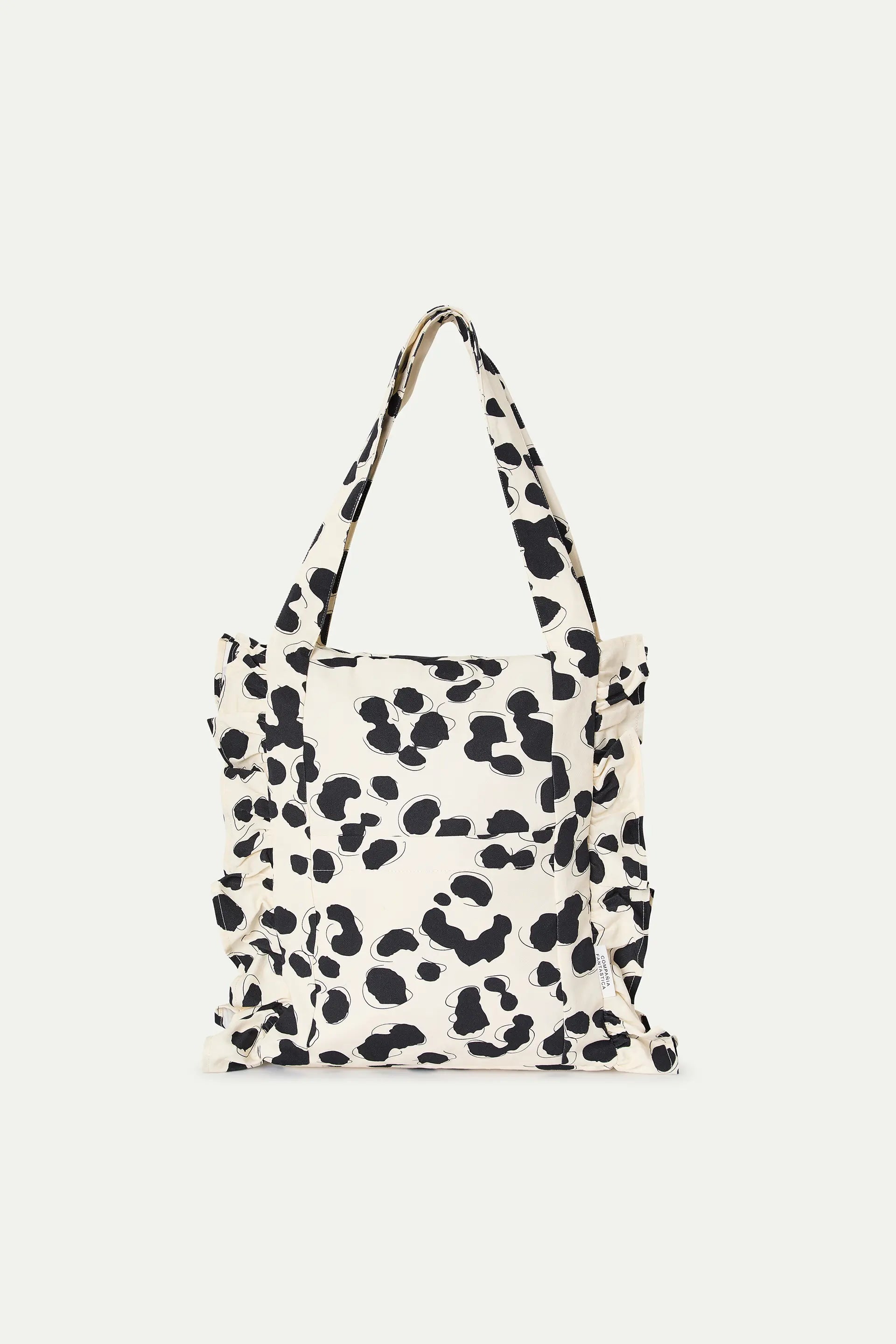 Bolso acolchado con estampado Dalmatian