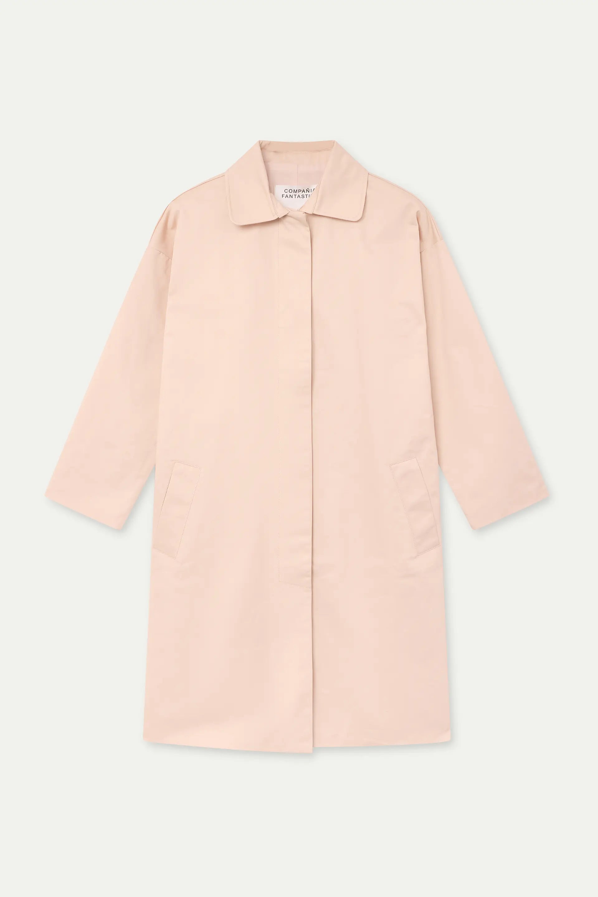 Gabardina con print de Tulipán