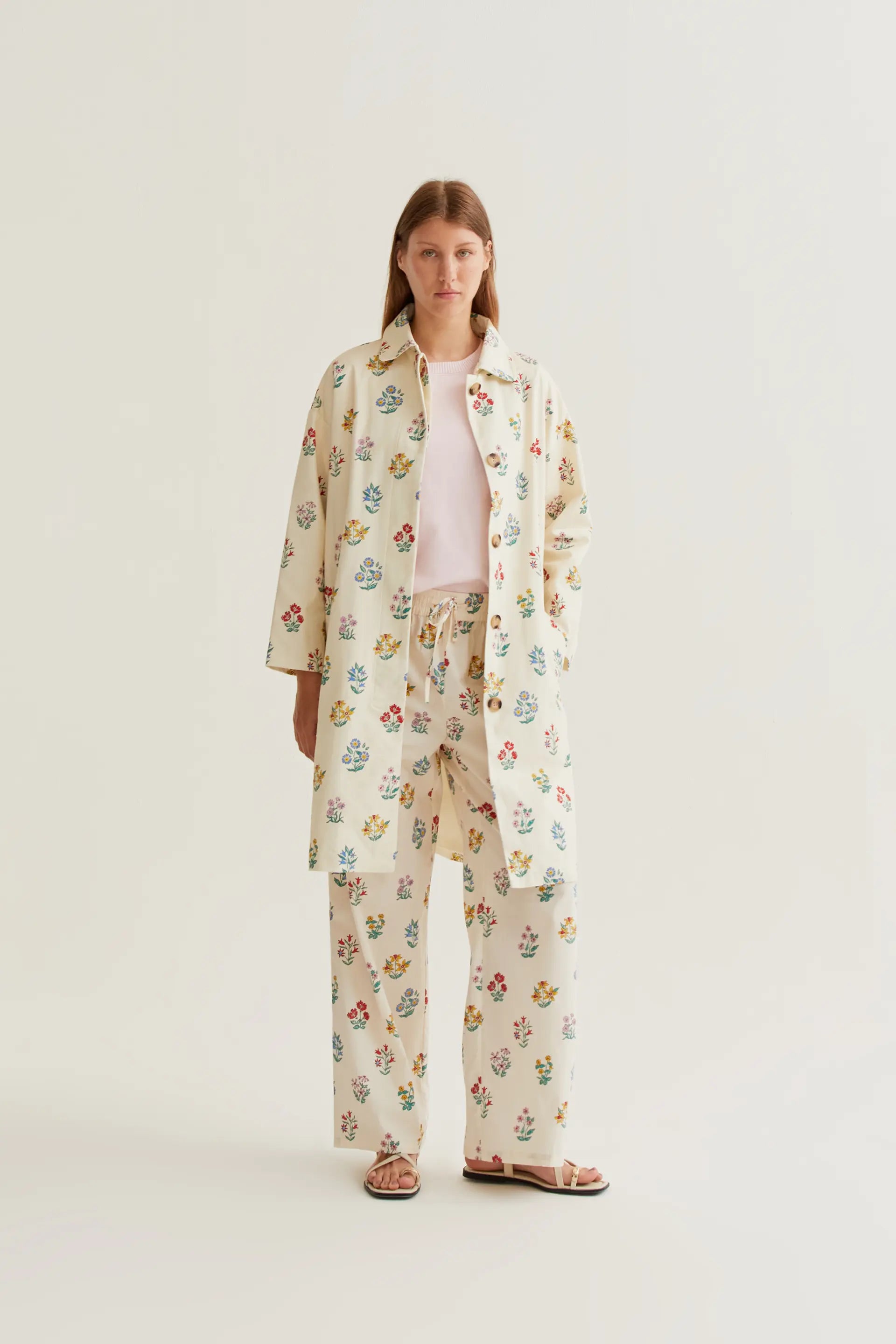 Gabardina con estampado Gardener