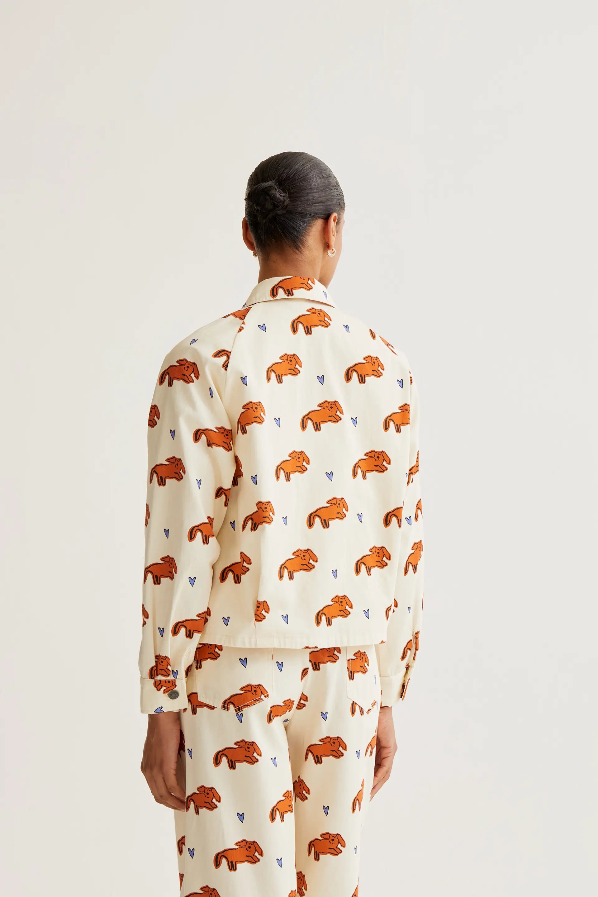 Chaqueta con estampado Tochi