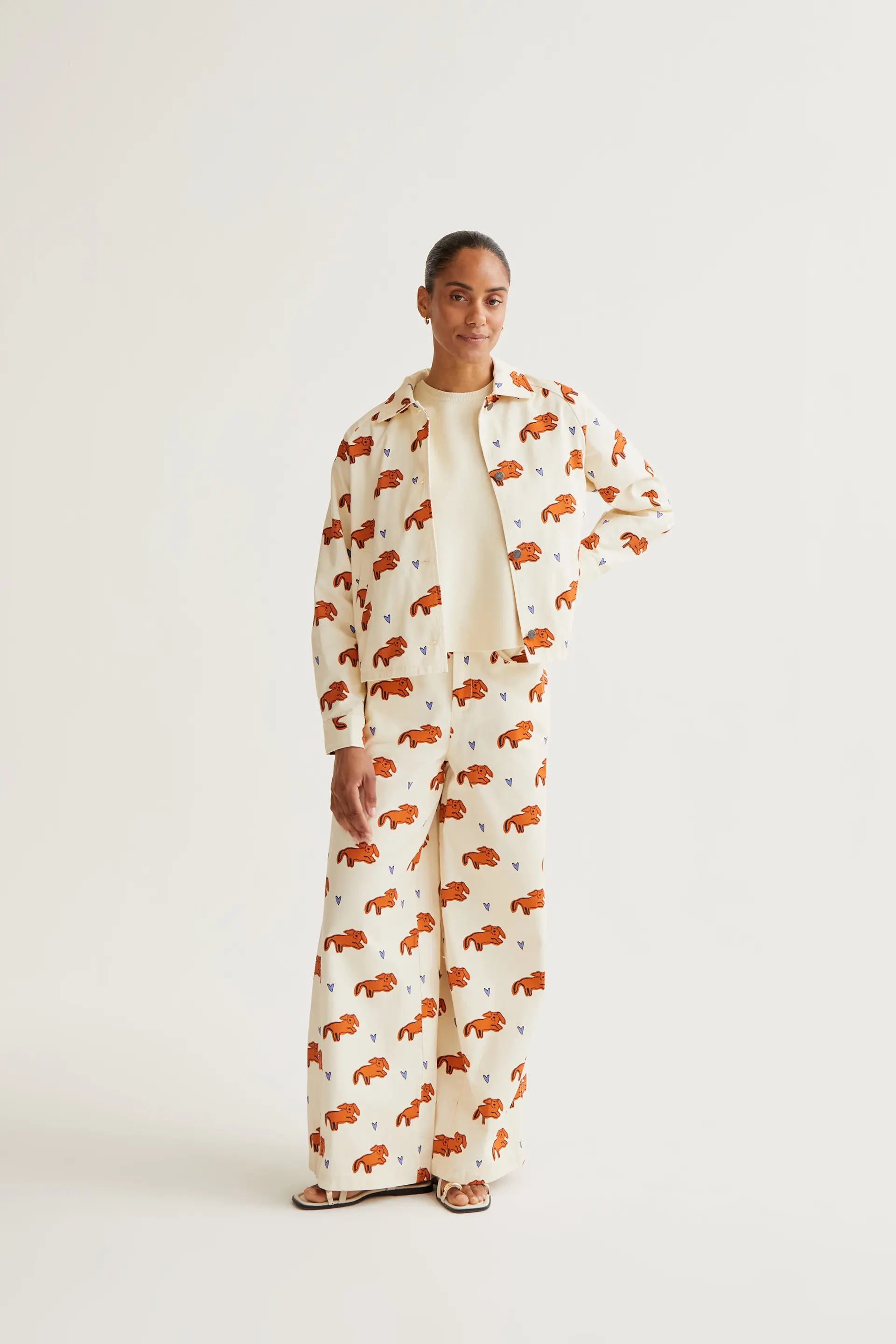 Chaqueta con estampado Tochi
