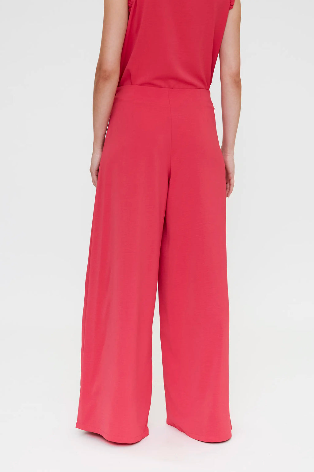 Pantalón fluído fucsia