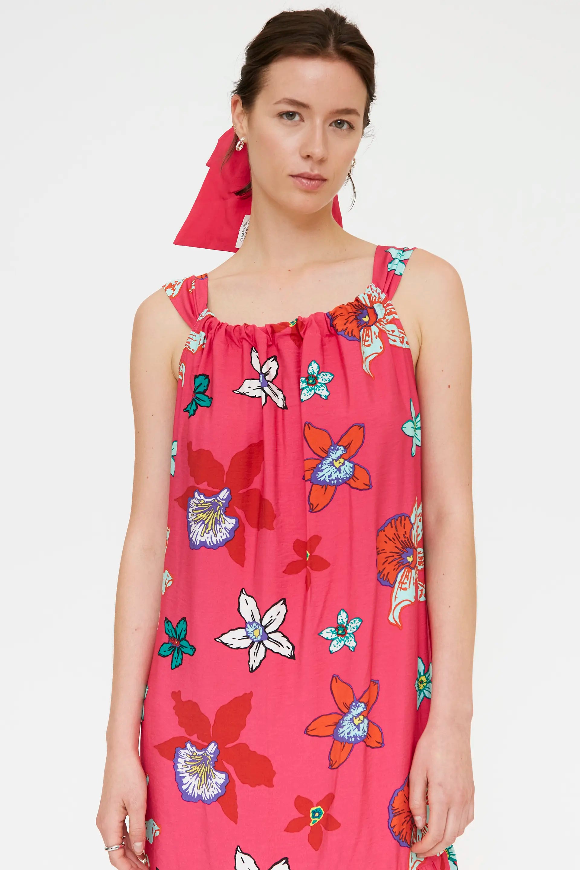 Vestido largo con estampado Vanda