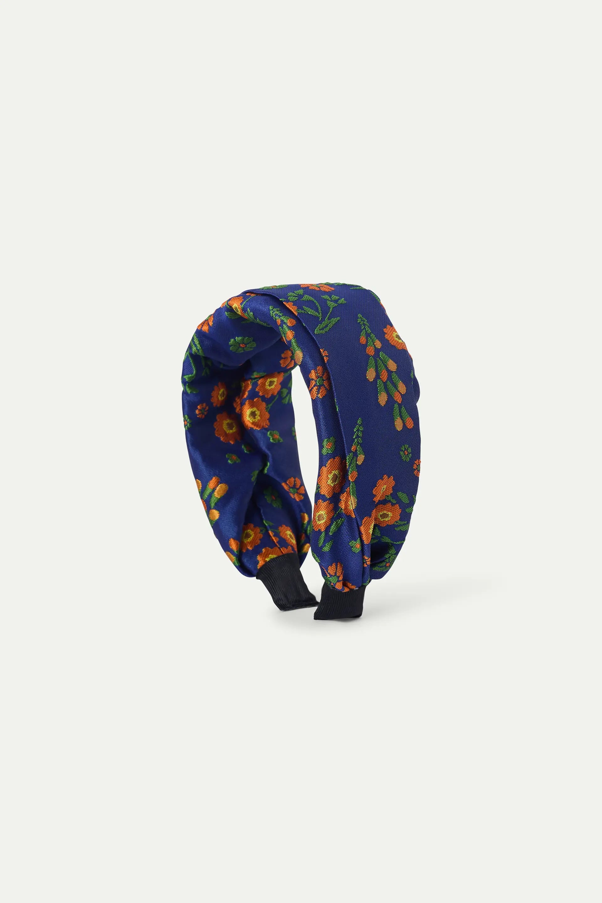 Diadema con estampado Flowers Jacquard