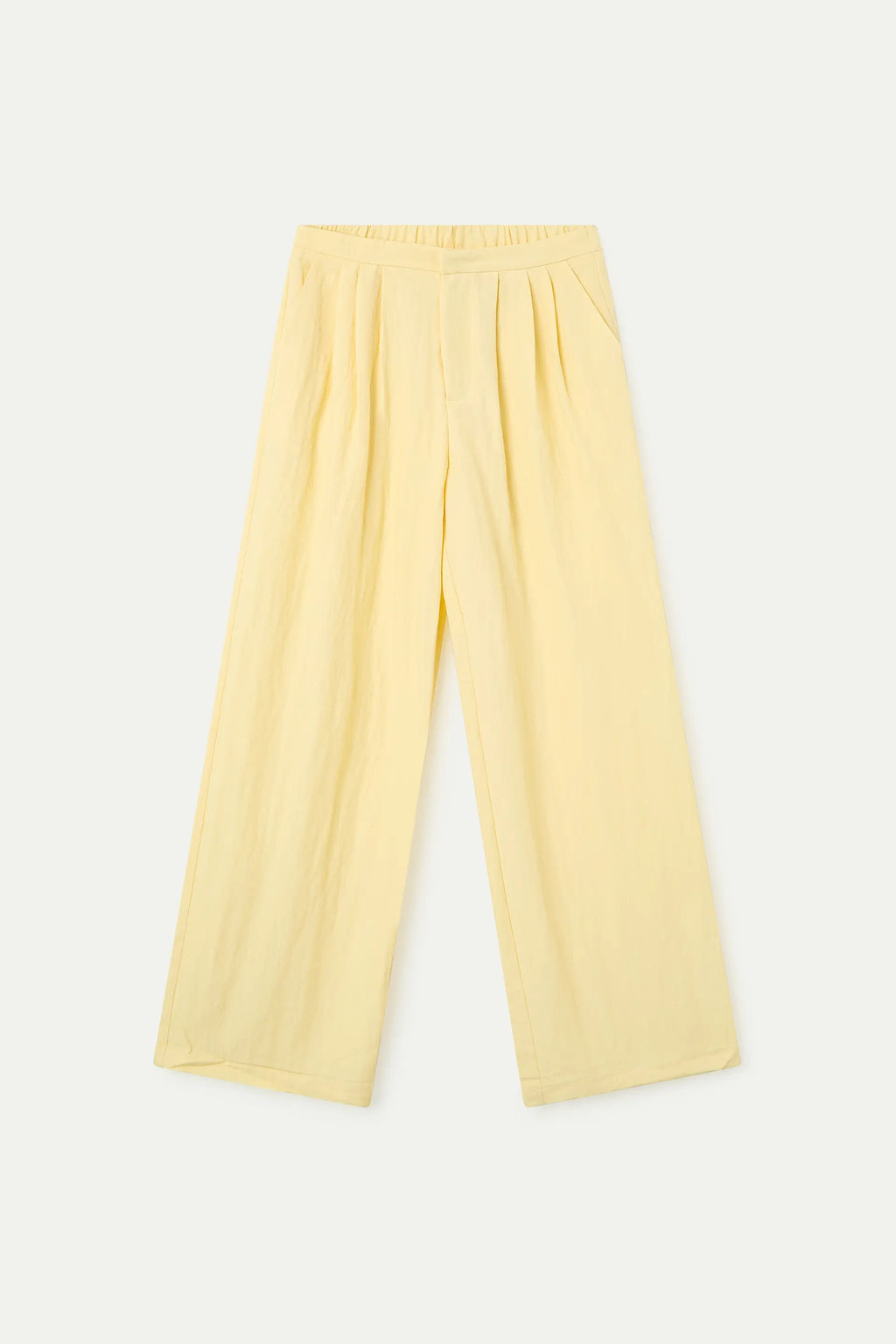 Pantalón amarillo claro fluído