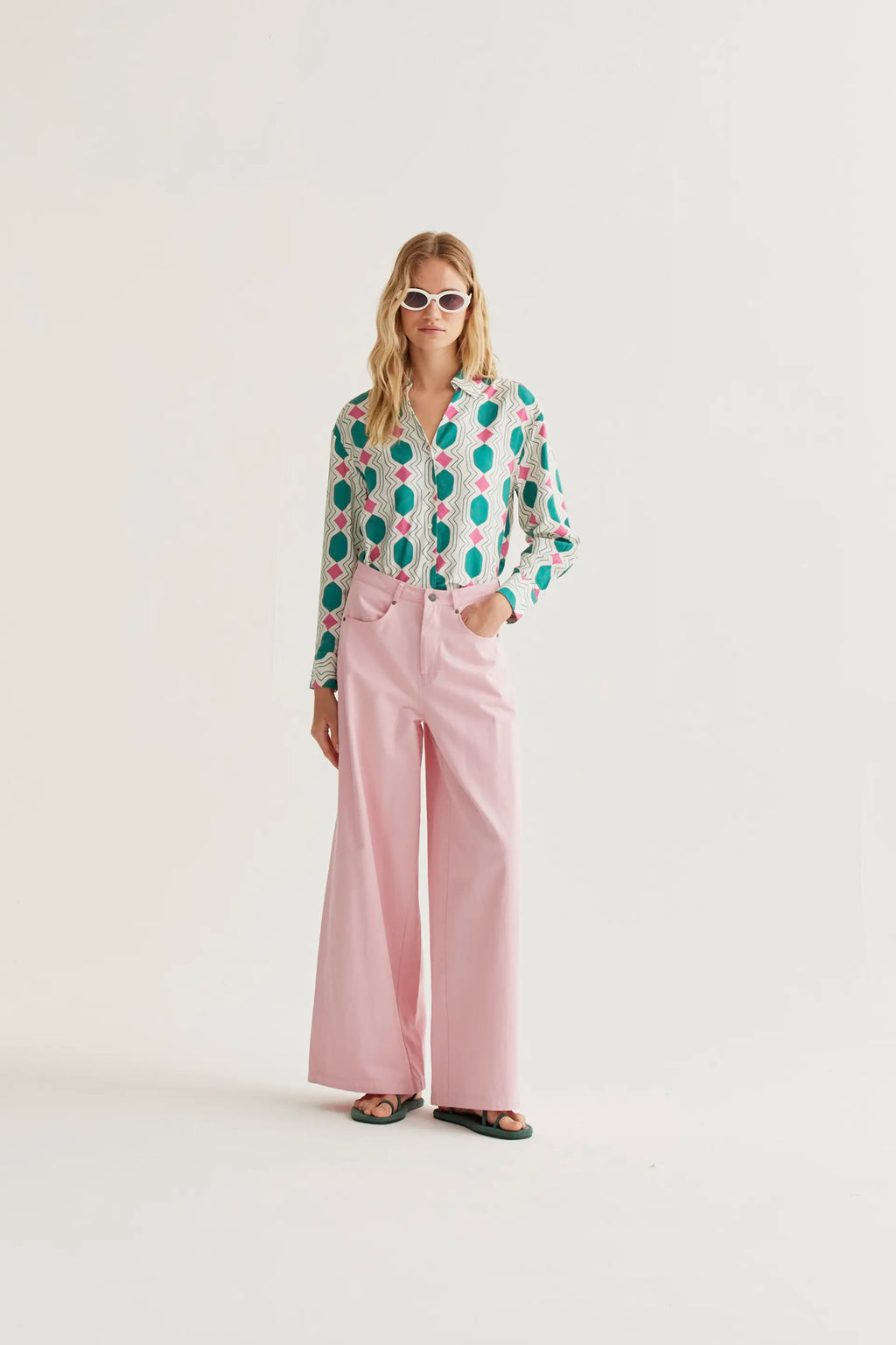 Camisa con estampado Geometric