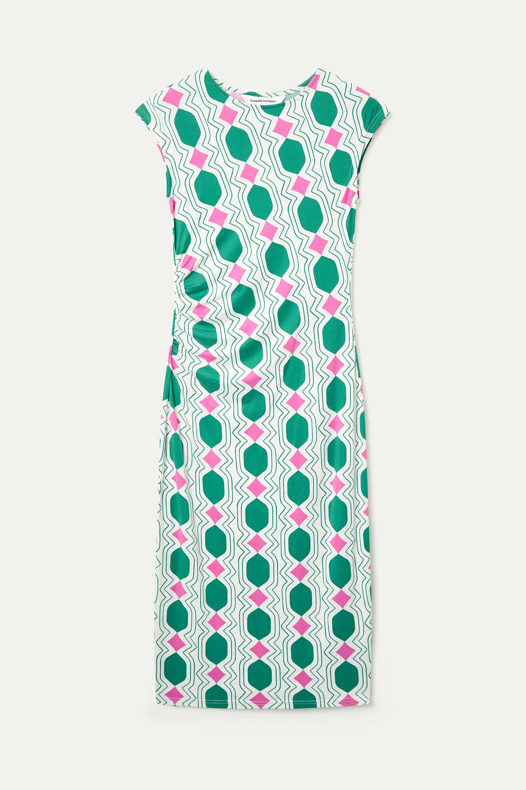 Vestido largo con estampado Geometric