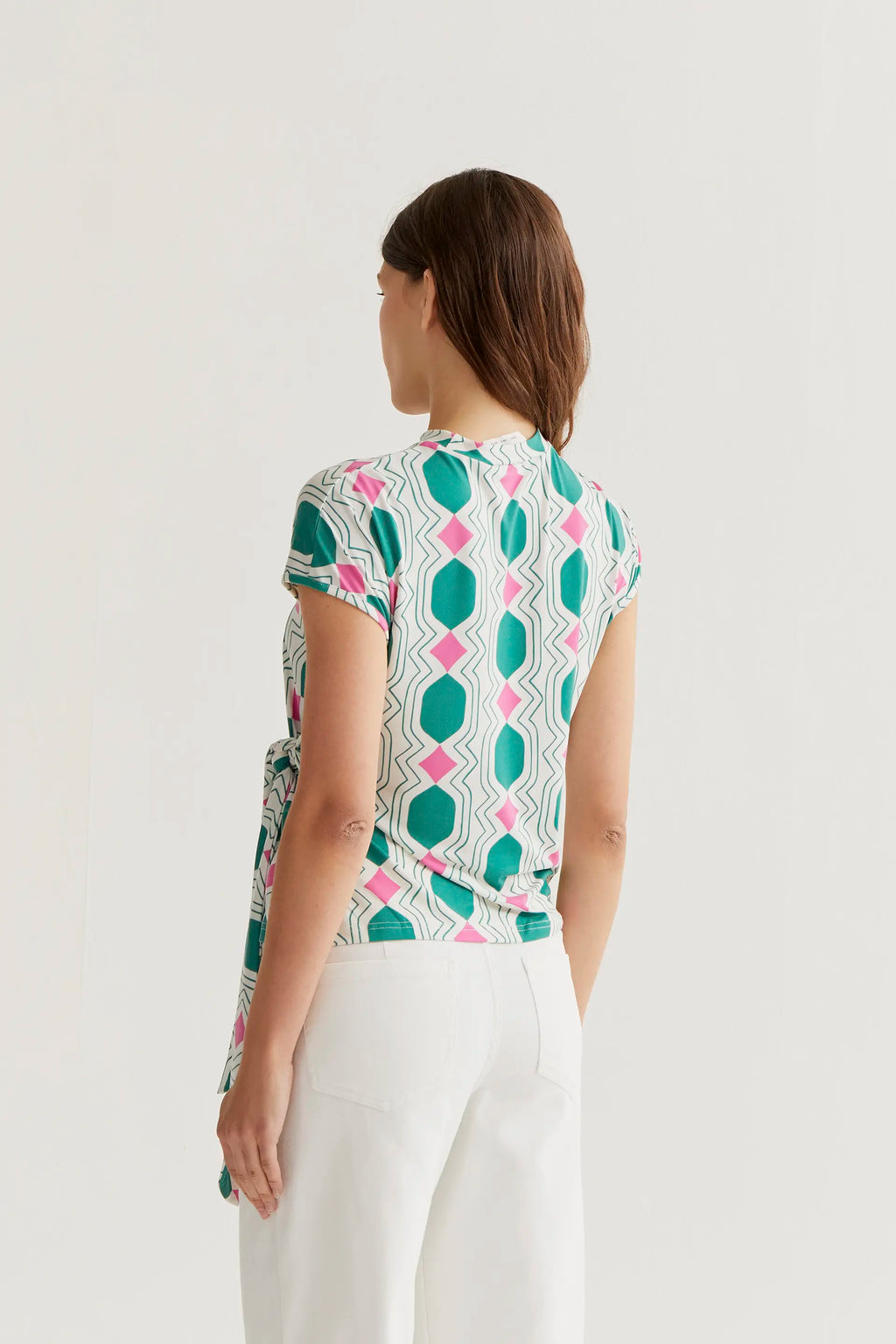 Camiseta con estampado Geometric