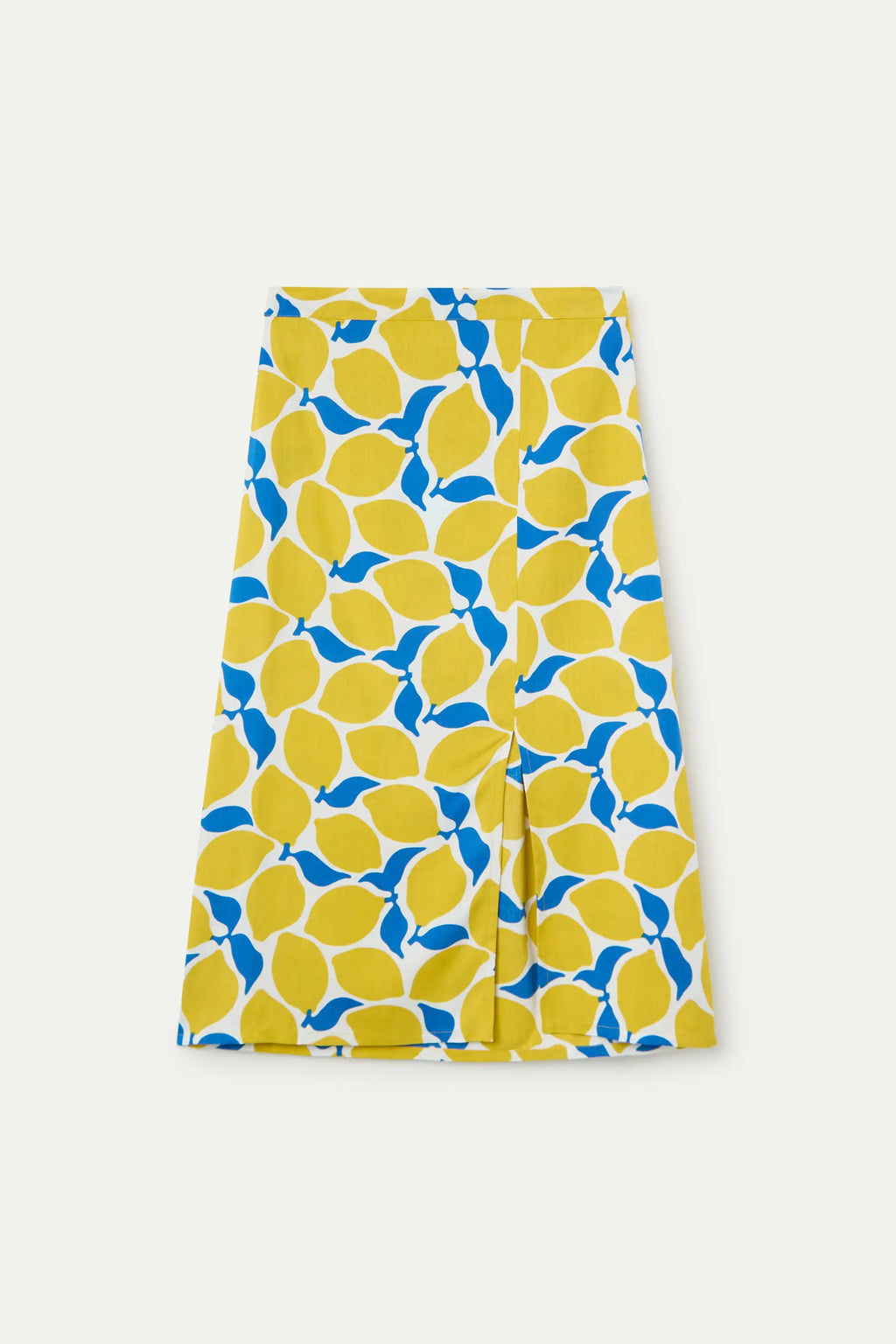 Falda midi con estampado Limoncello