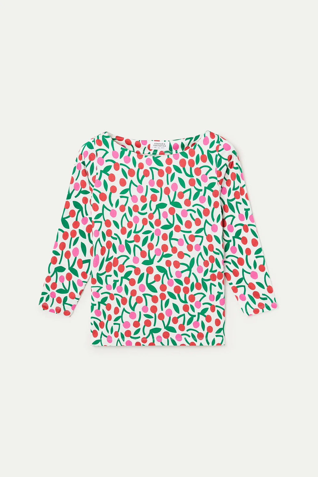 Camiseta con estampado Guinda