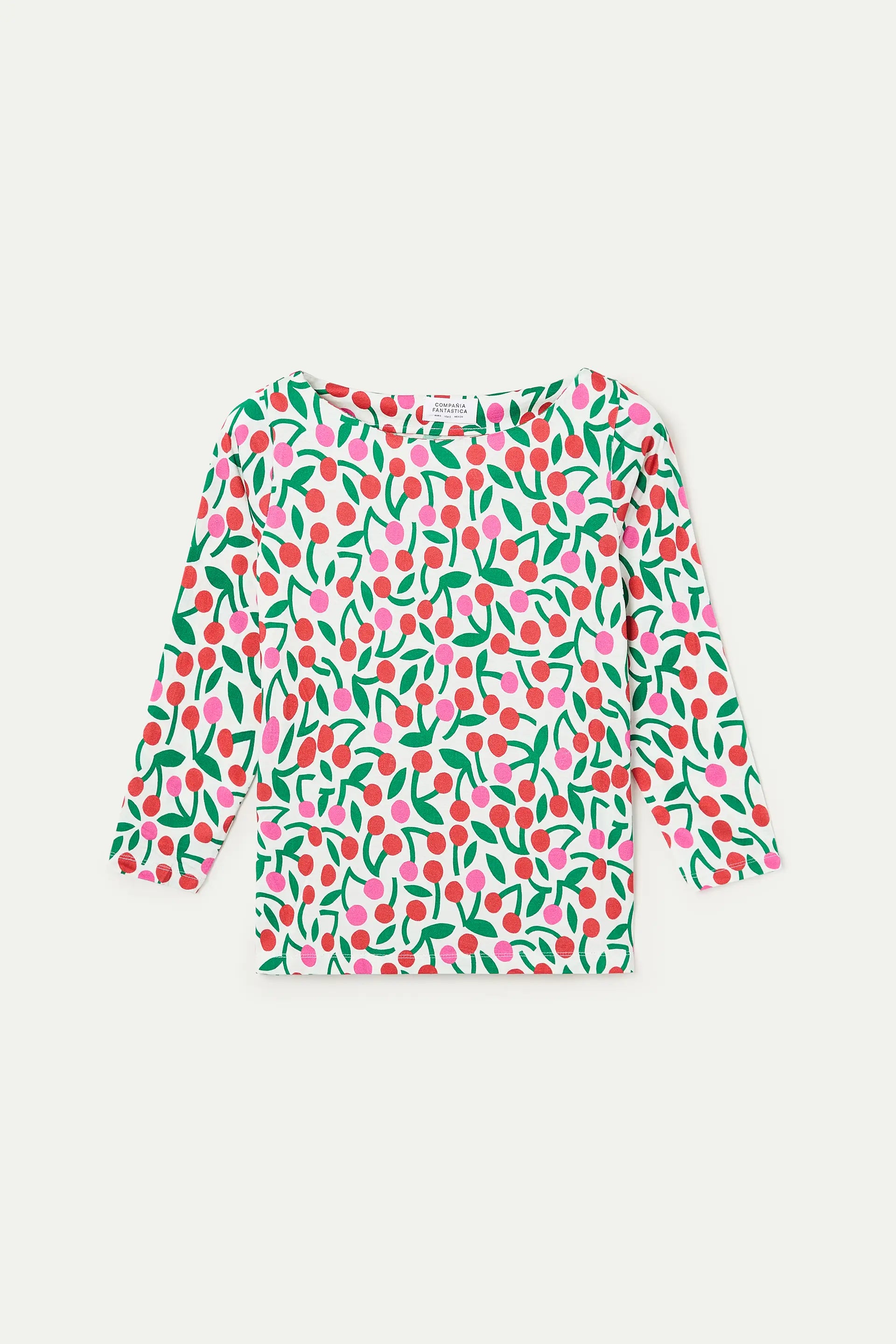 Camiseta con estampado Guinda