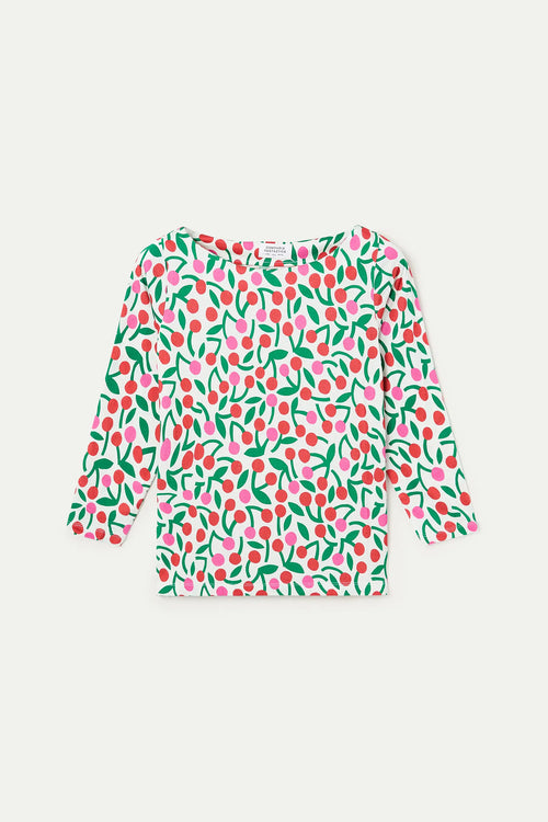 Camiseta con estampado Guinda