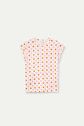 Camiseta 100% algodón con estampado Orange Dots
