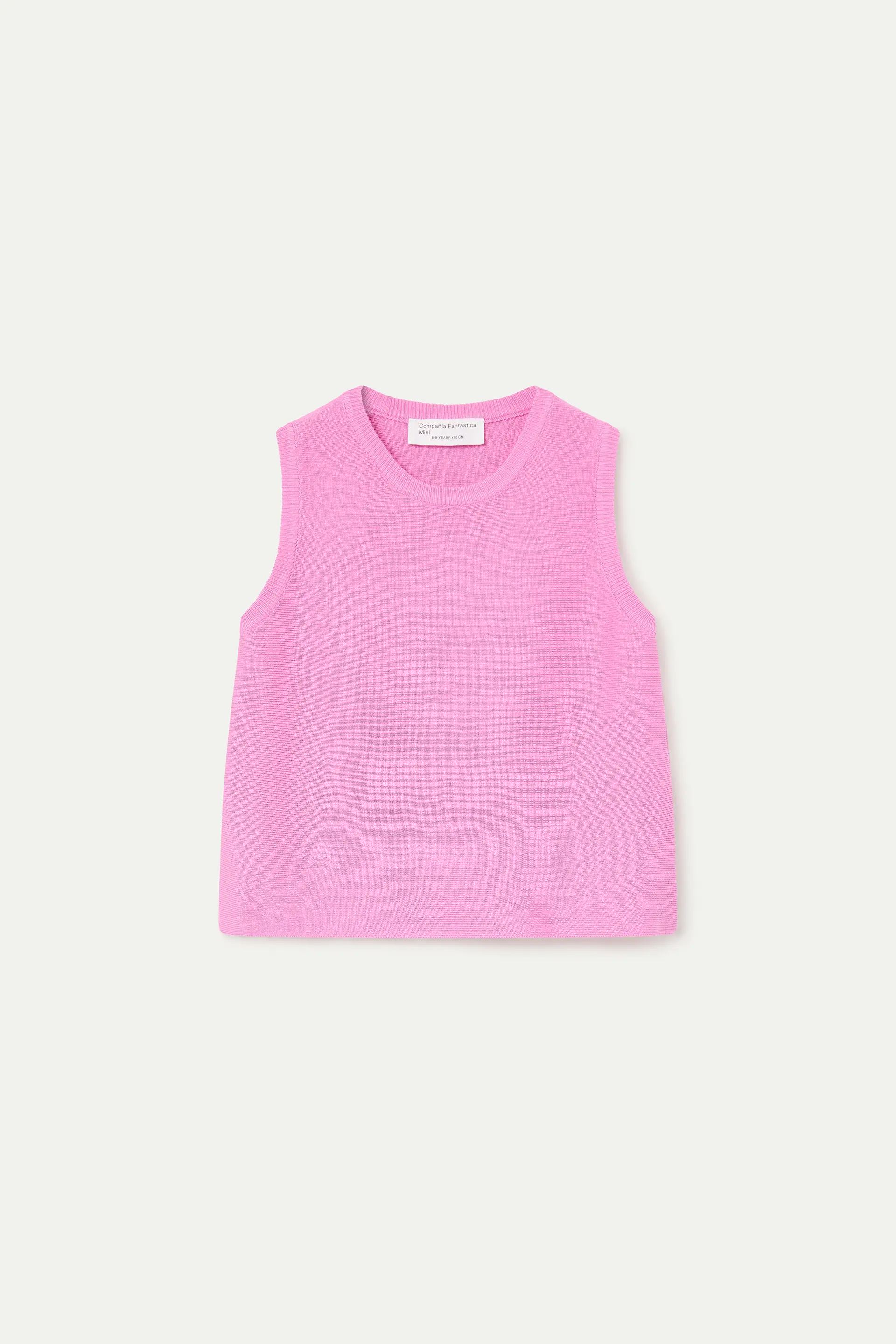 Top de ni?a punto rosado