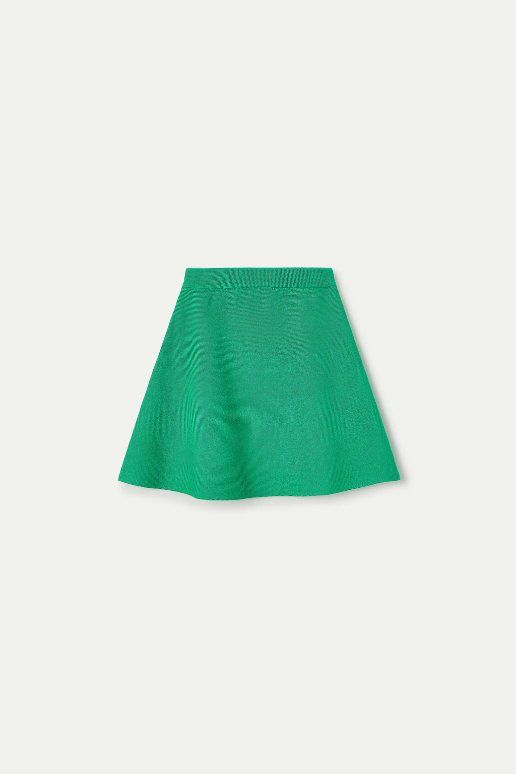 Falda corta de ni?a punto verde