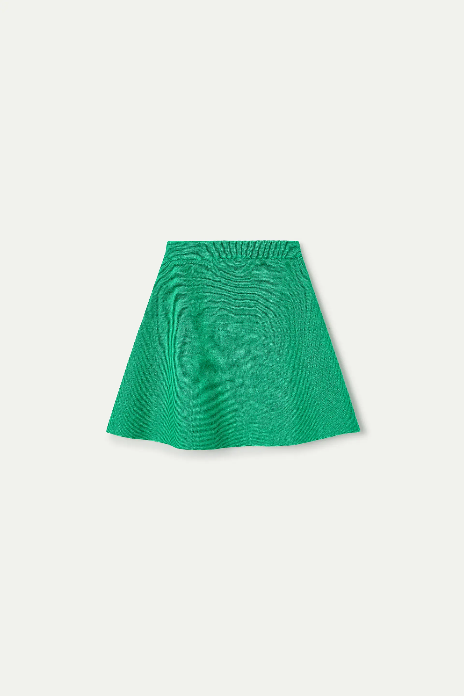 Falda corta de ni?a punto verde