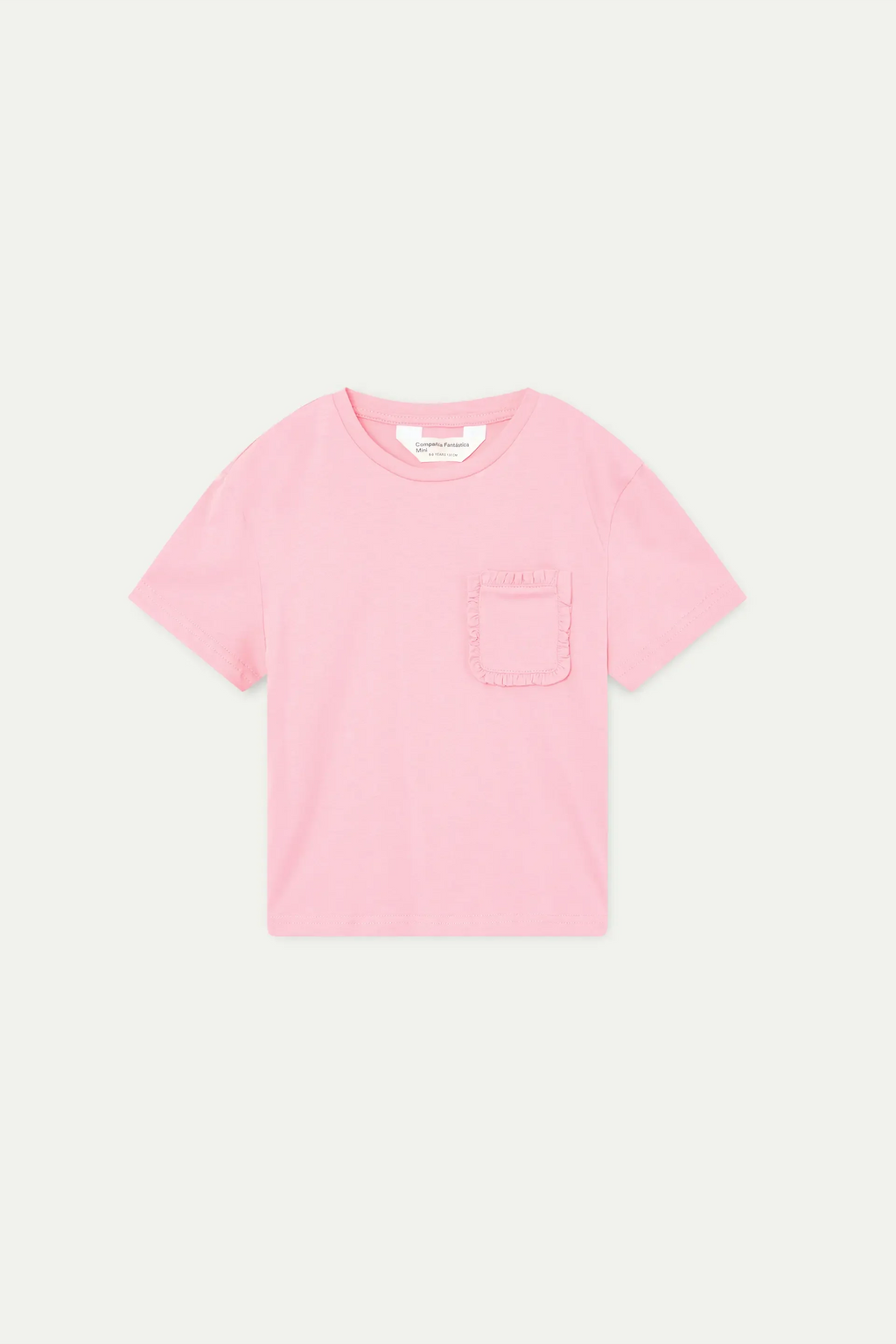 Camiseta 100% algod¨®n de ni?a rosado