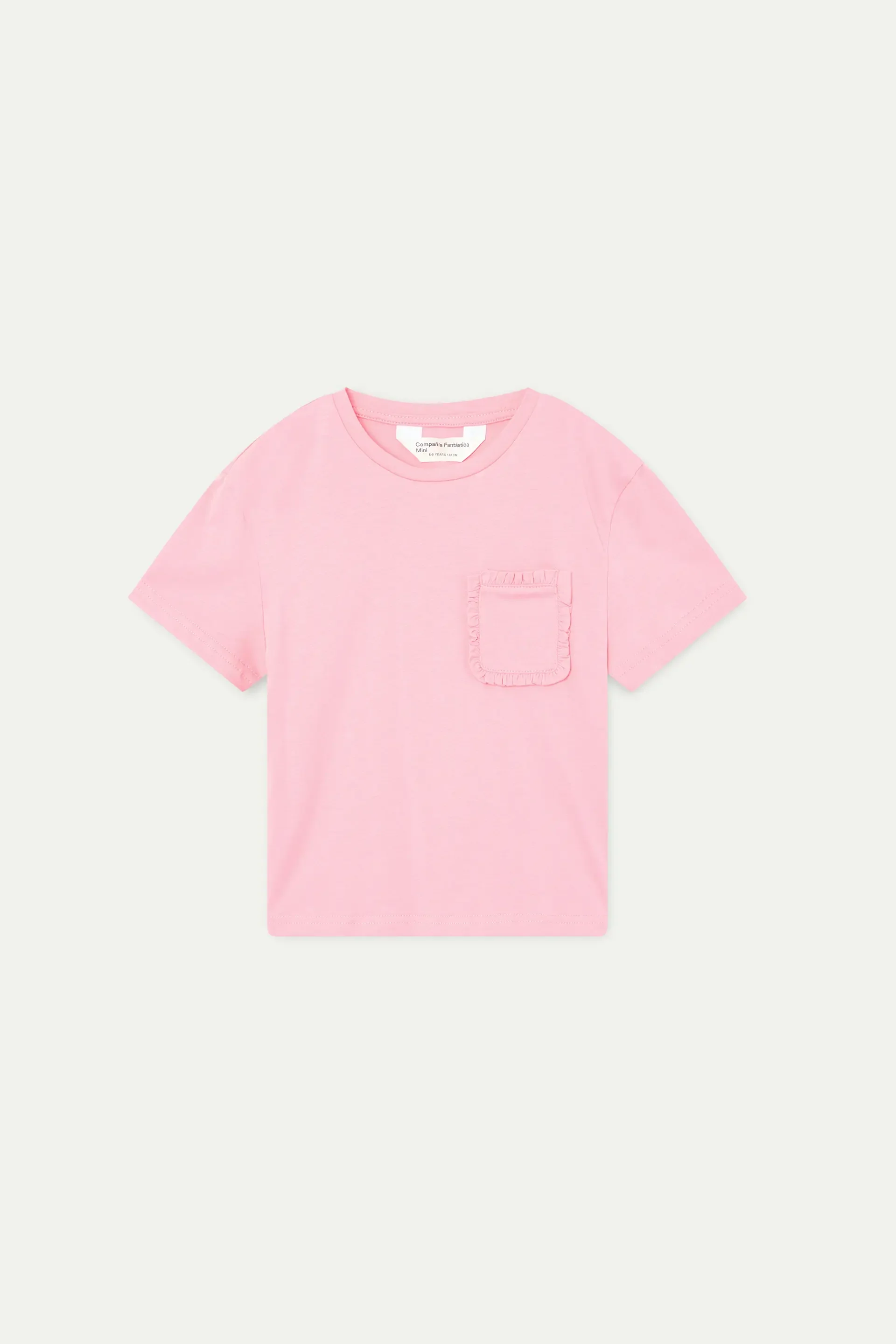 Camiseta 100% algod¨®n de ni?a rosado