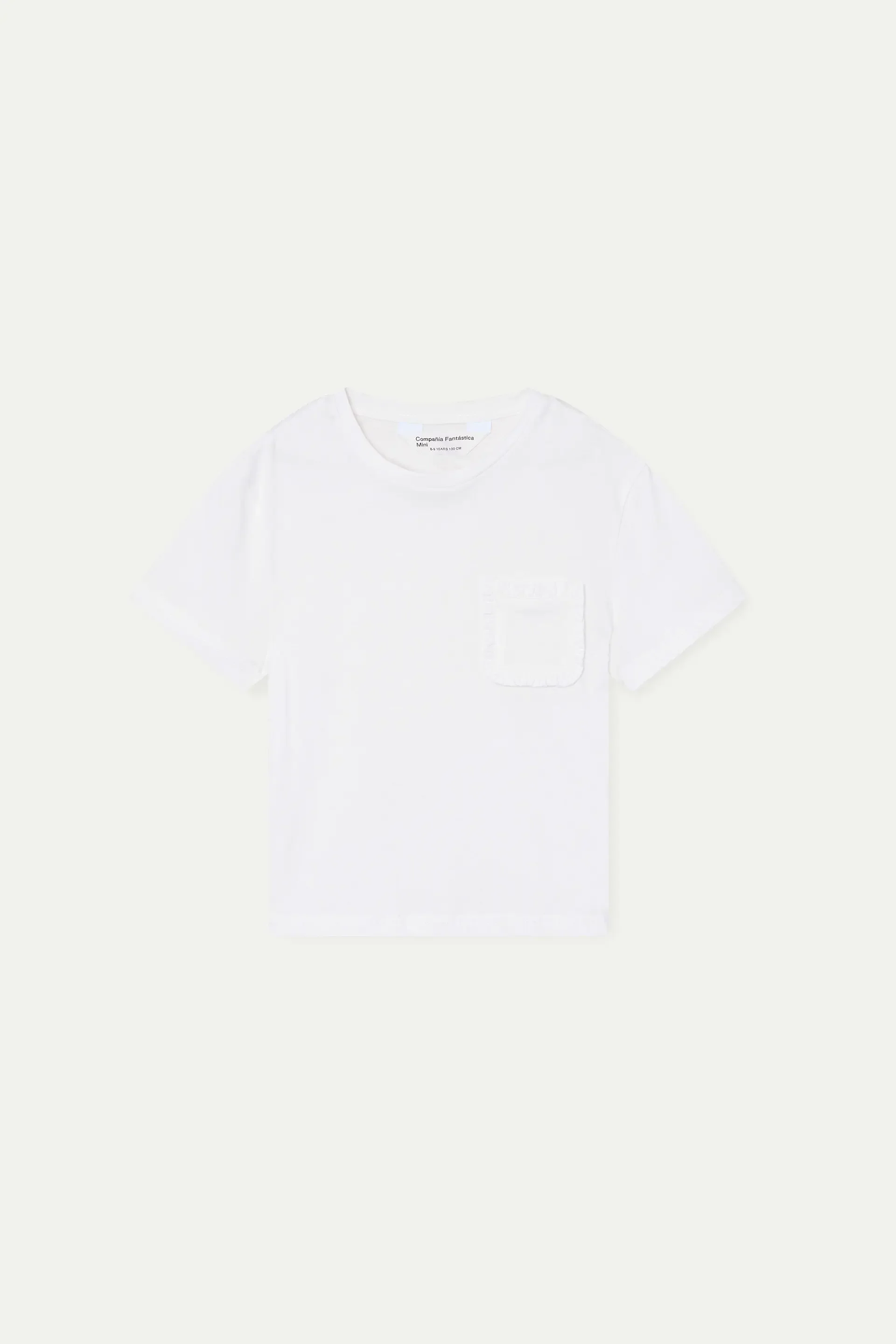 Camiseta 100% algod¨®n de ni?a blanco