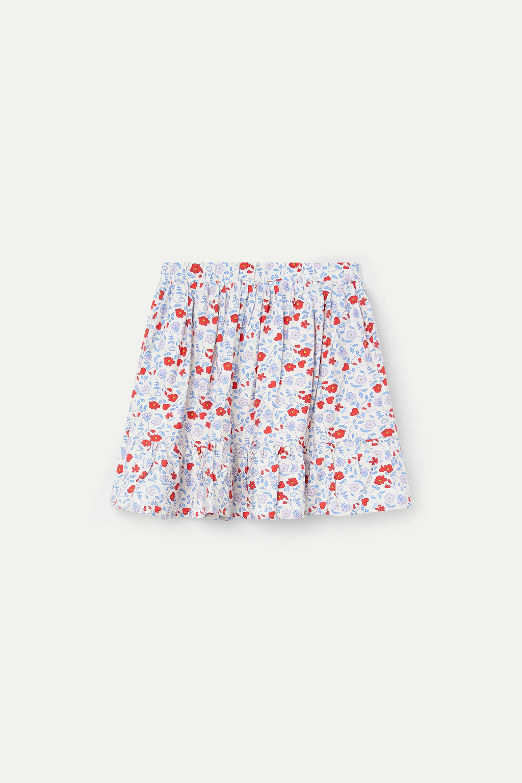 Falda corta de ni?a con estampado Cute