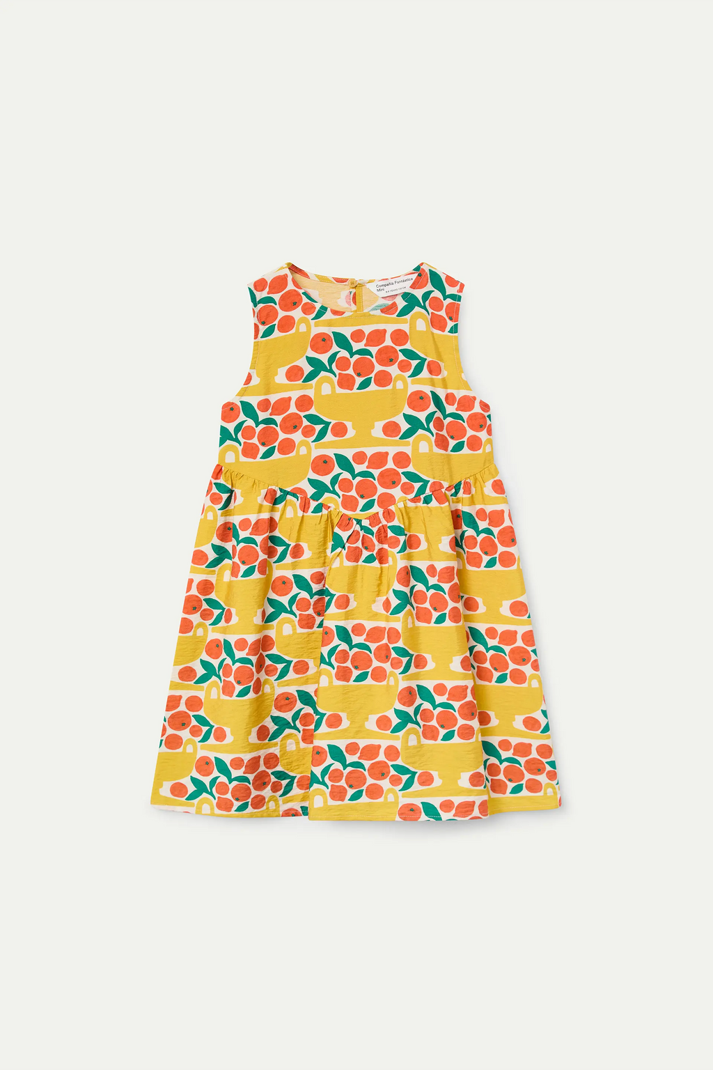 Vestido corto de ni?a con estampado Citrus