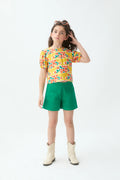 Top de ni?a con estampado Citrus