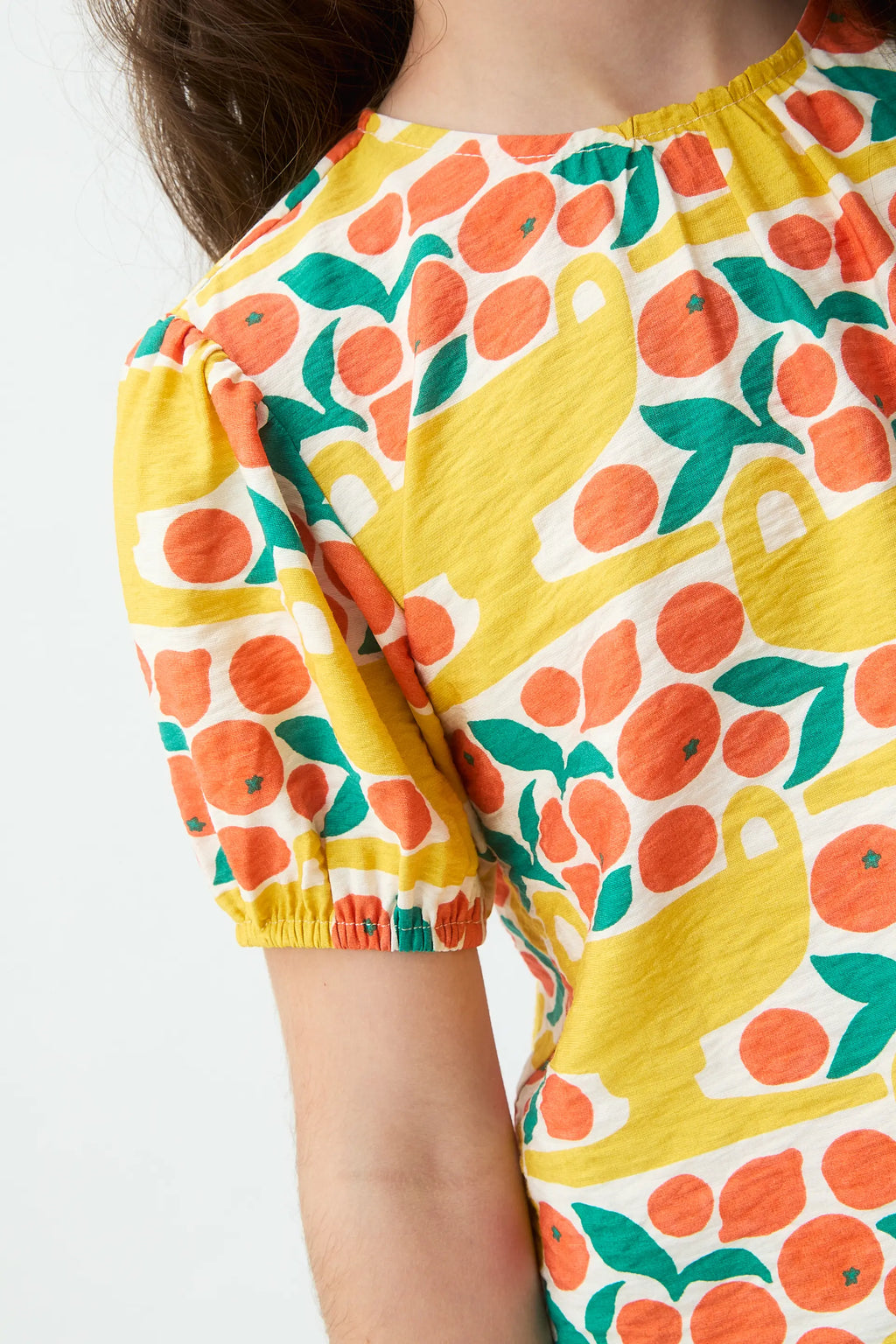 Top de ni?a con estampado Citrus