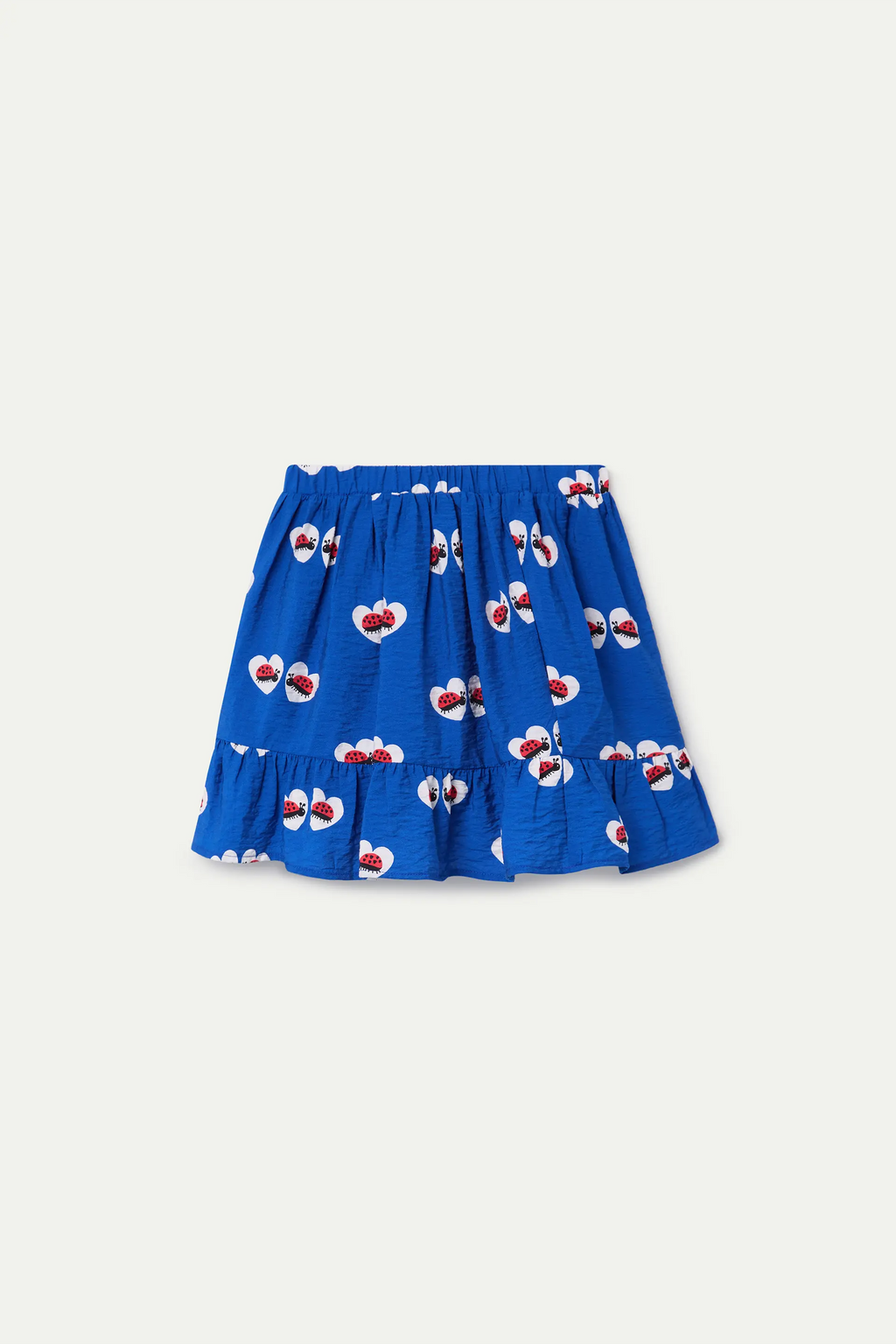Falda corta de ni?a con estampado Coccinella