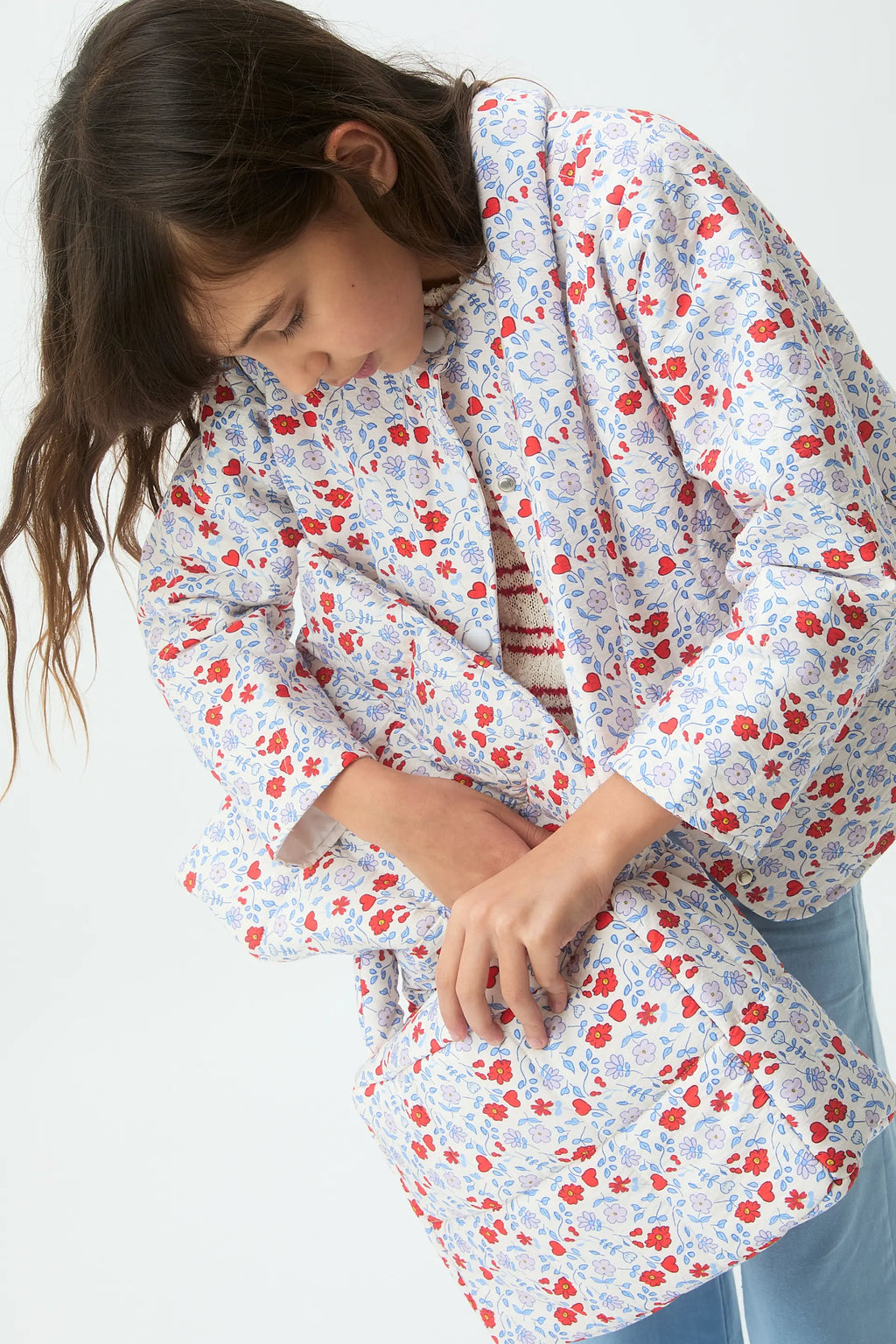 Chaqueta de niña con estampado Cute