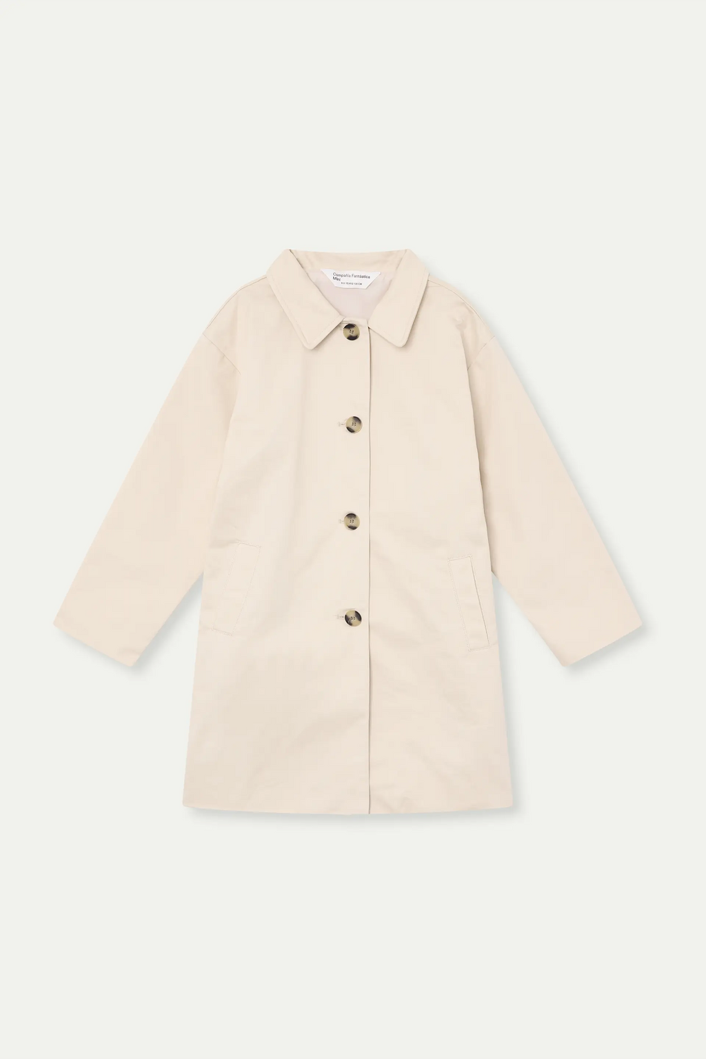 Gabardina de niña con print de Tulipán