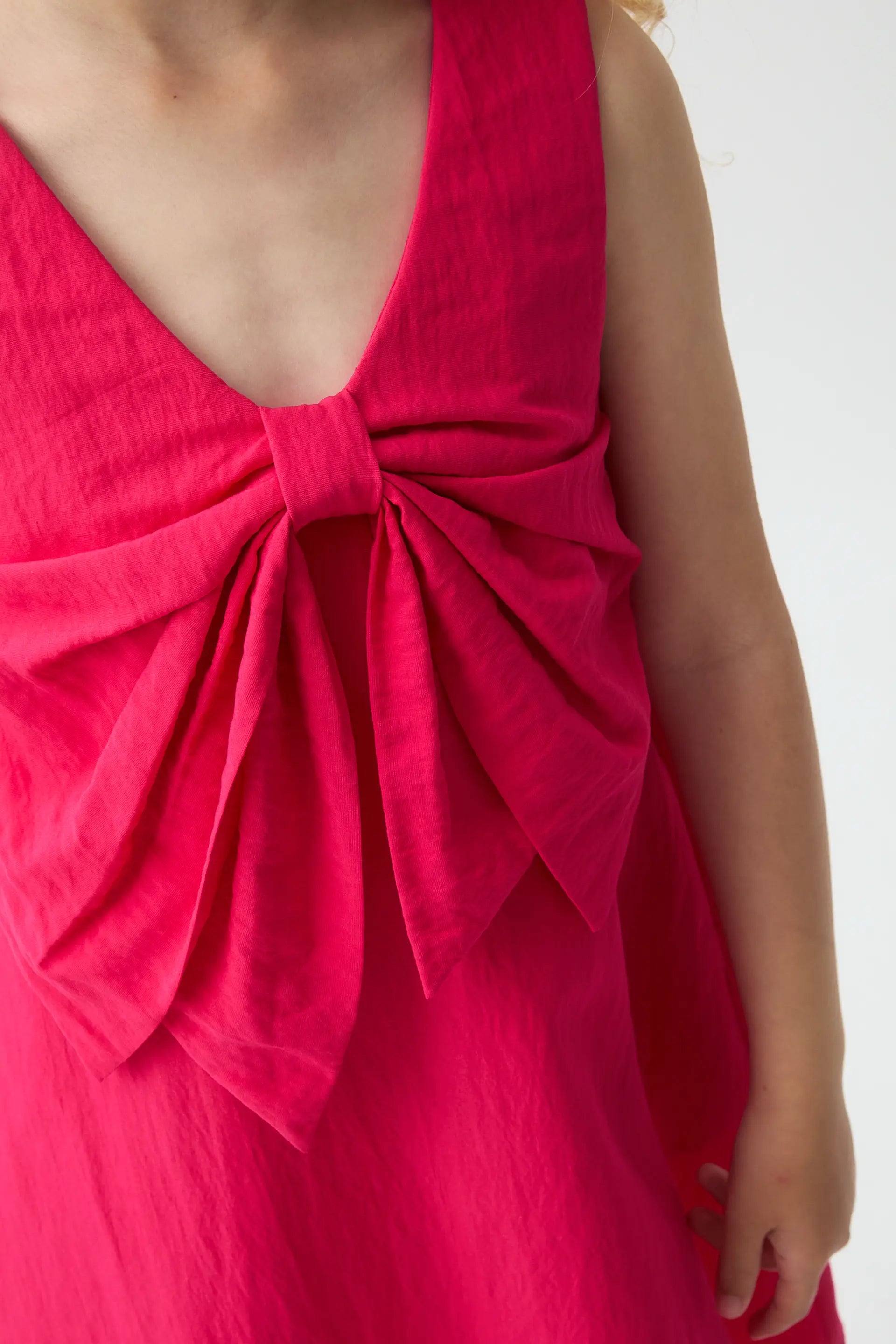 Vestido corto de ni?a rojo