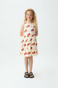 Vestido corto de ni?a con estampado Tochi