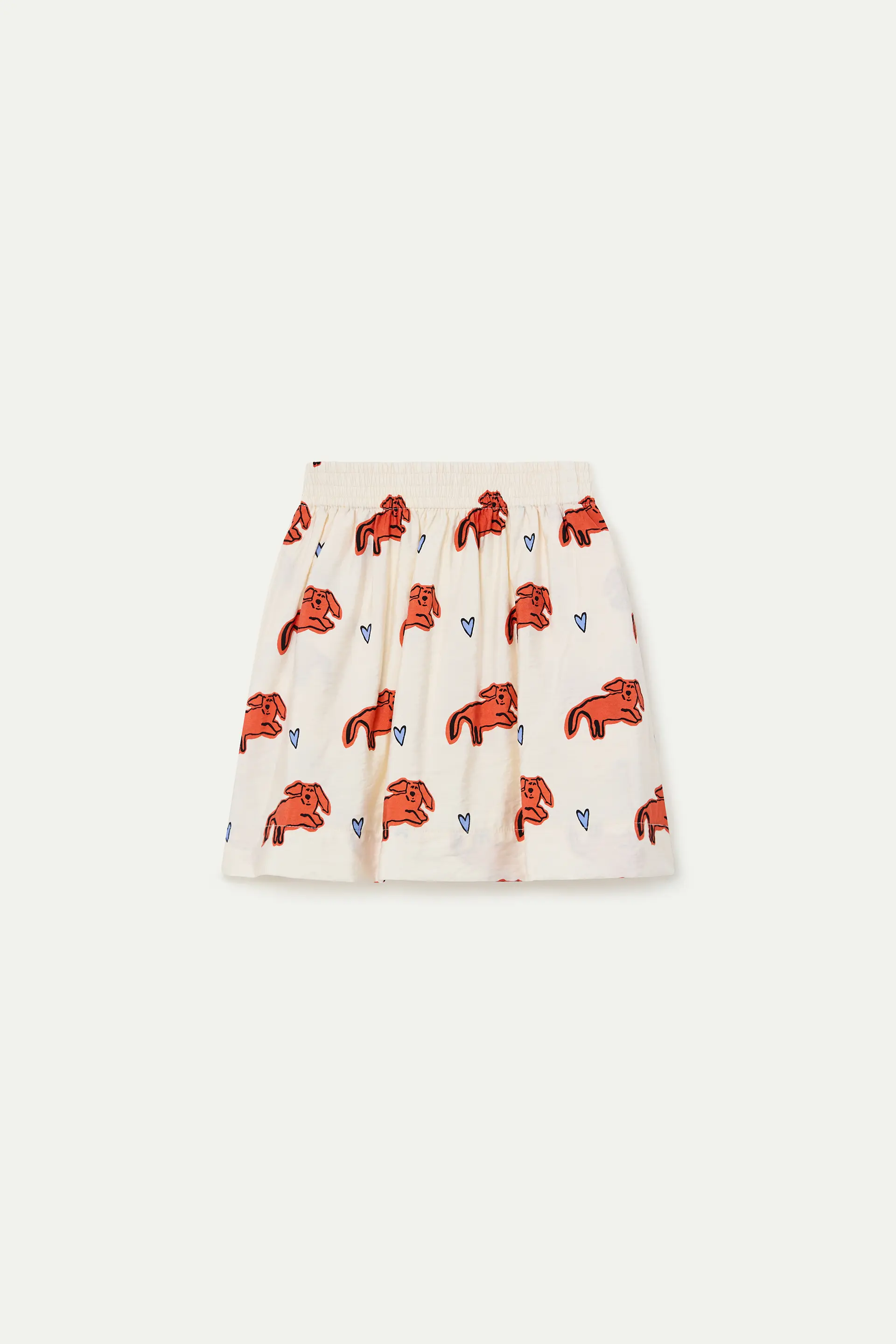 Falda corta de ni?a con estampado Tochi
