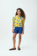 Top de ni?a con estampado Limoncello