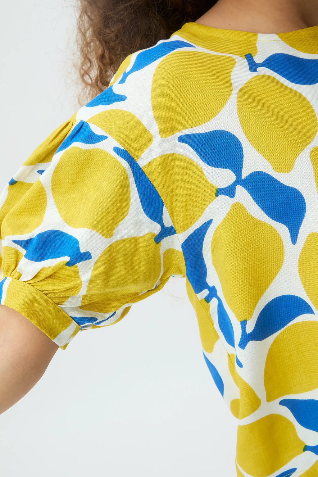 Top de ni?a con estampado Limoncello