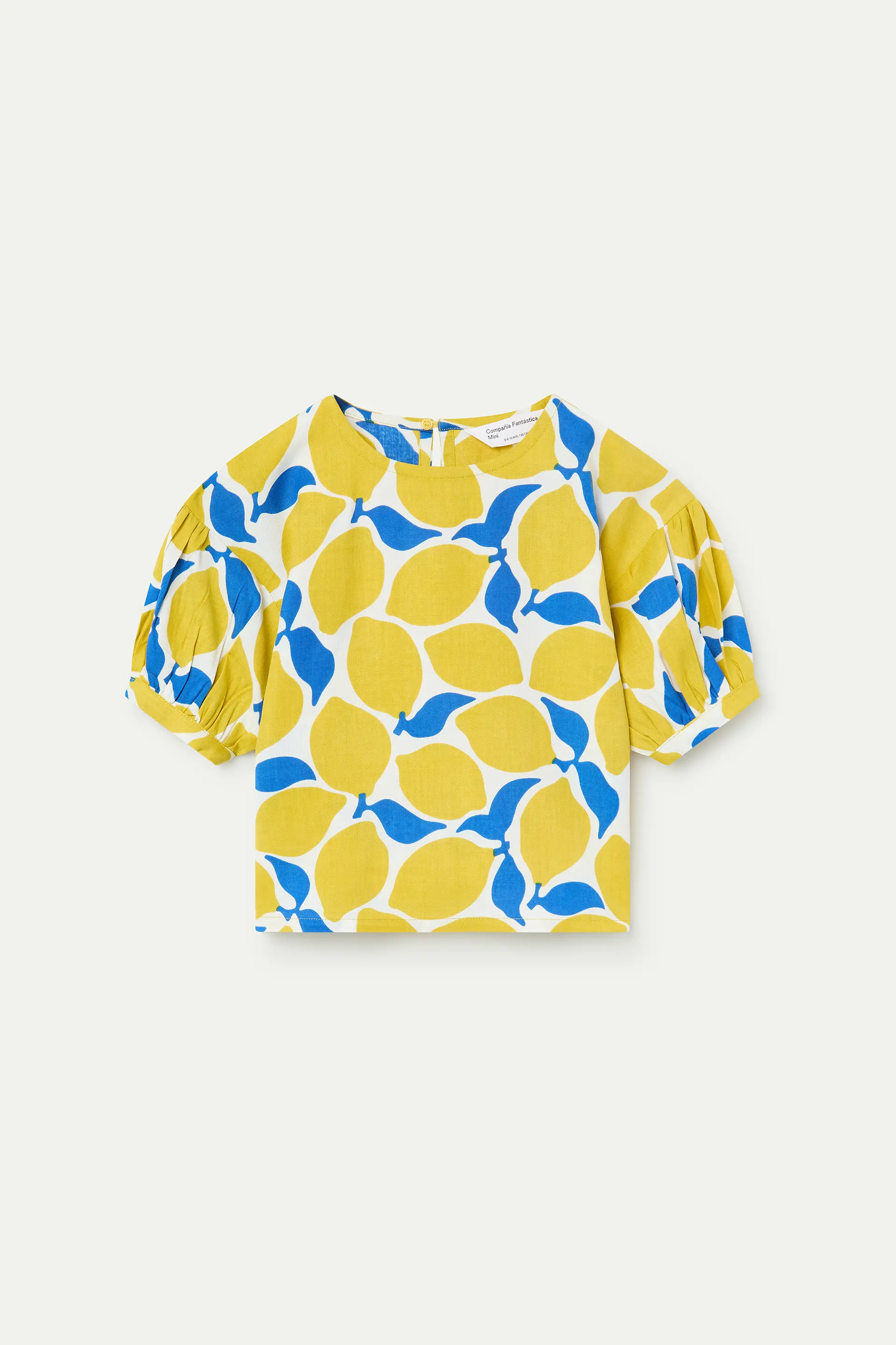 Top de ni?a con estampado Limoncello