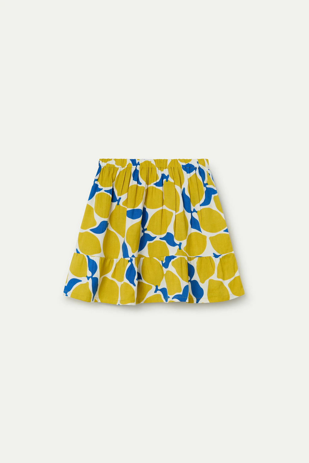 Falda corta de ni?a con estampado Limoncello