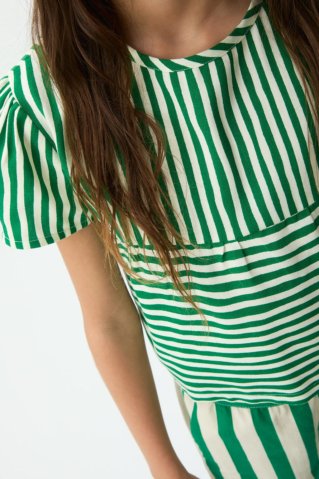 Top de ni?a con estampado Lavagna verde