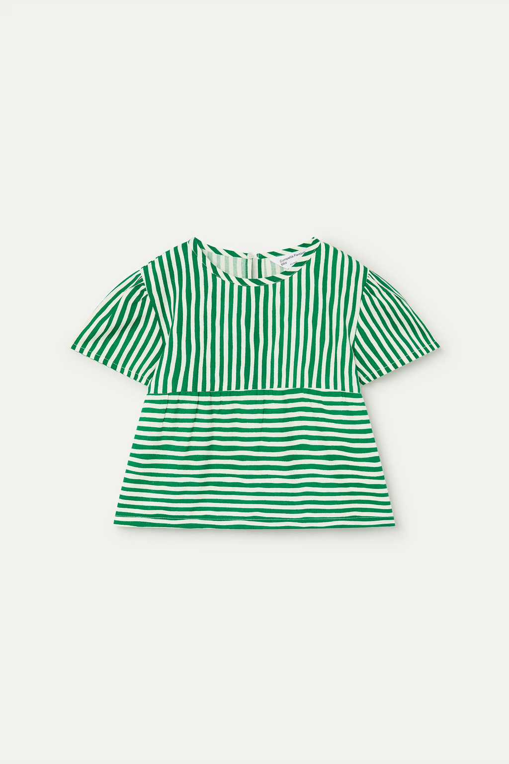 Top de ni?a con estampado Lavagna verde