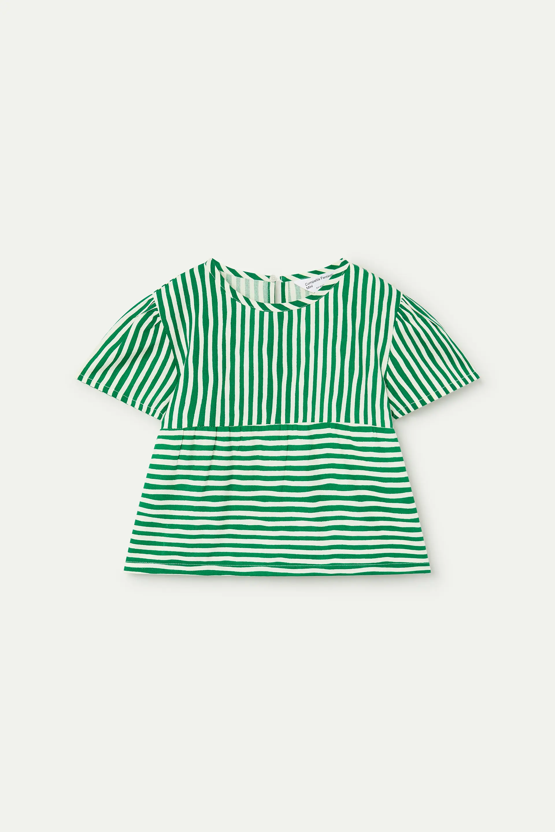 Top de ni?a con estampado Lavagna verde