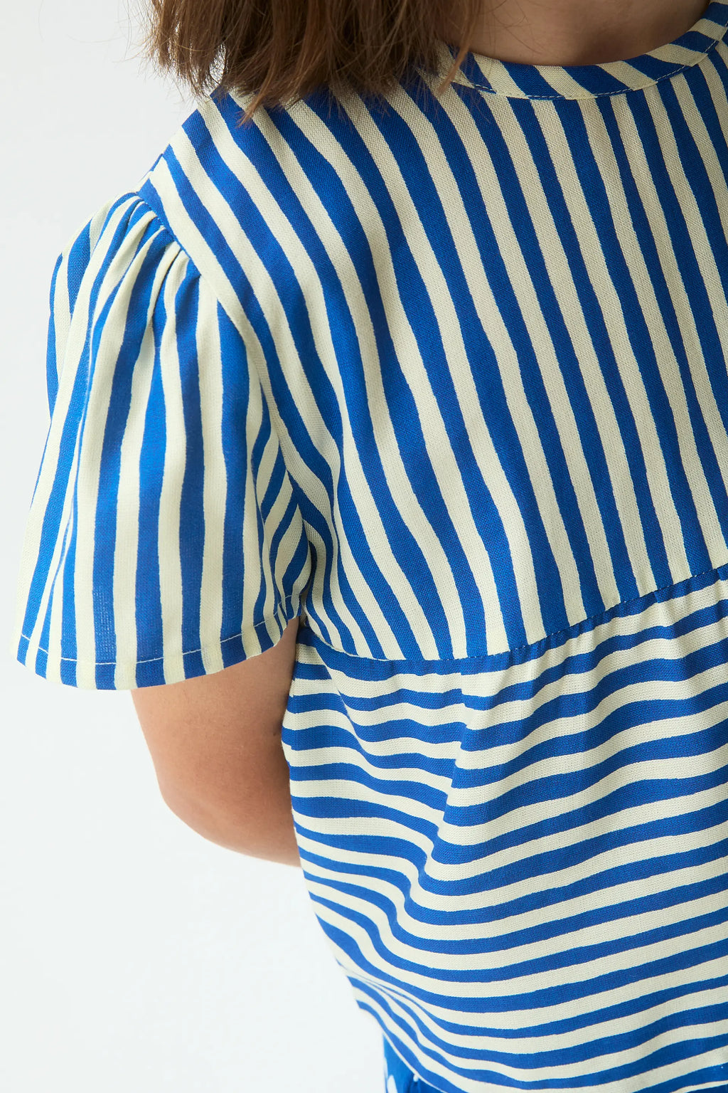 Top de ni?a con estampado Lavagna azul