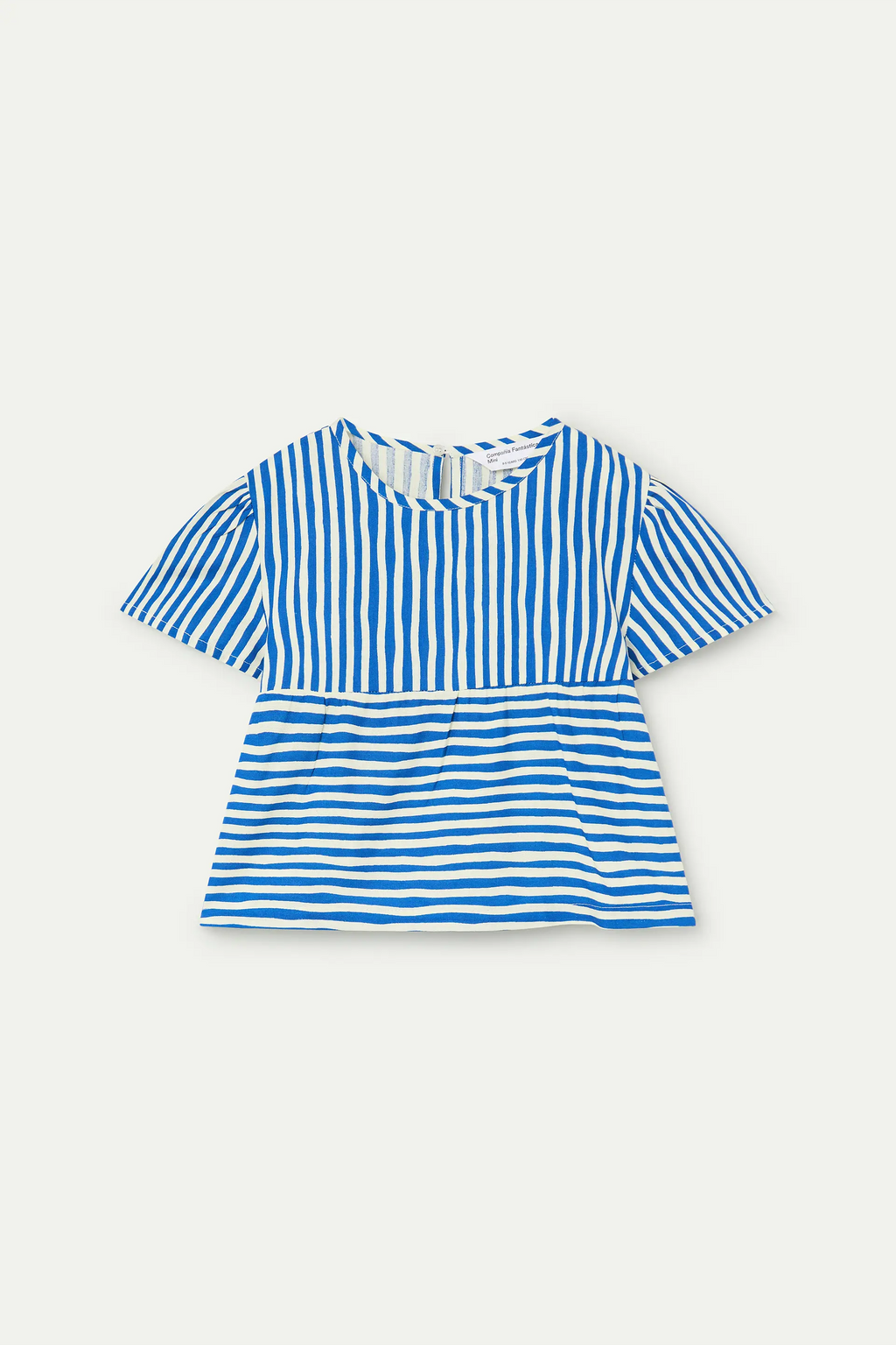 Top de ni?a con estampado Lavagna azul
