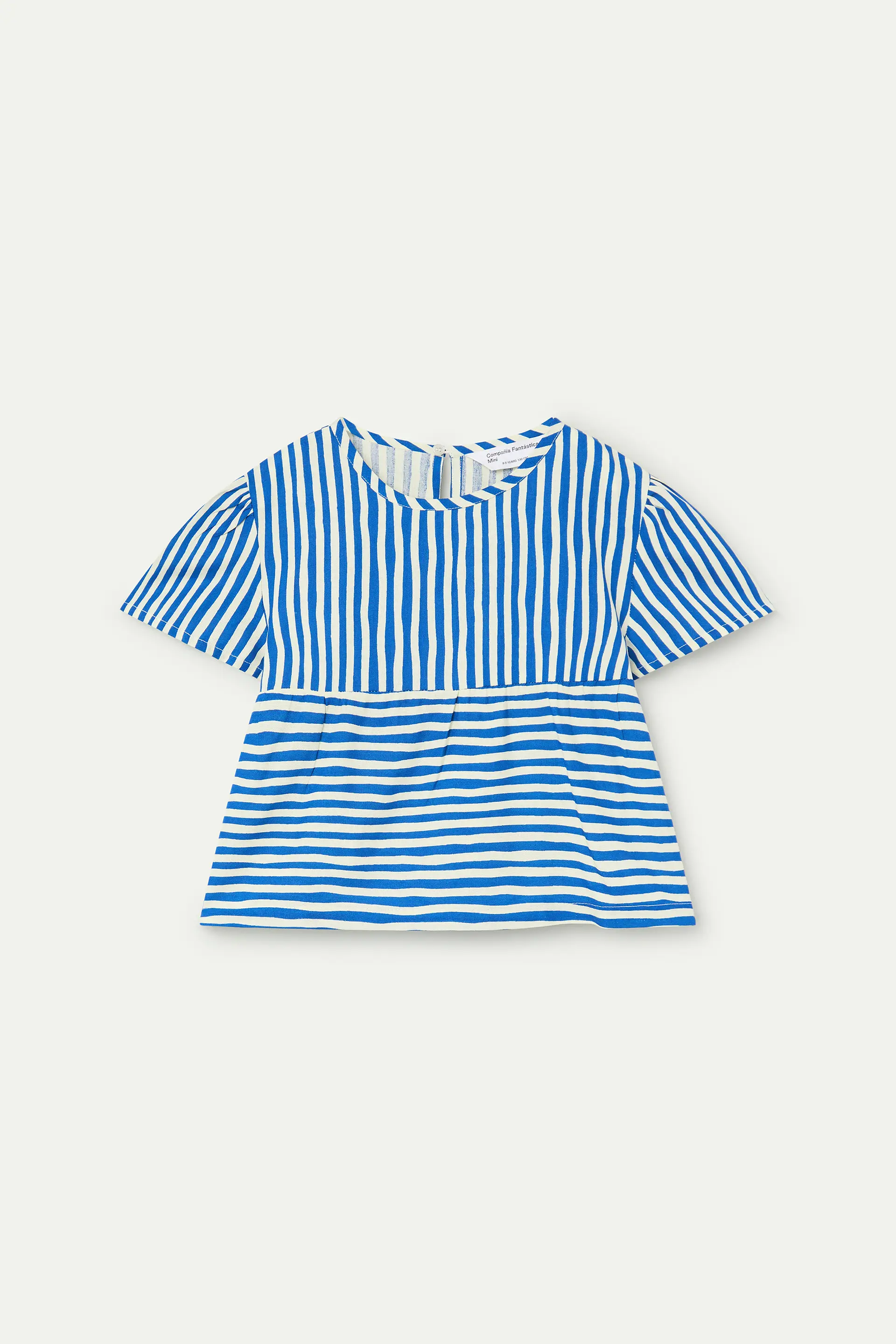 Top de ni?a con estampado Lavagna azul